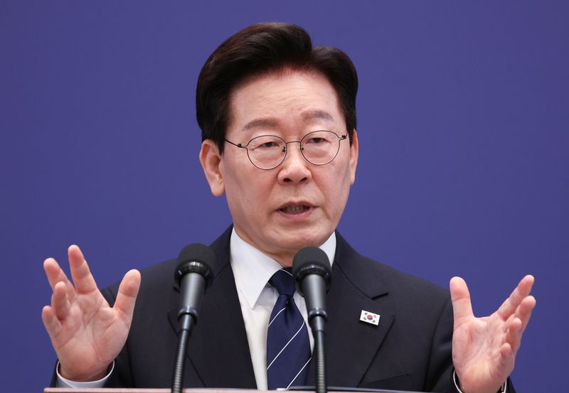이재명 대통령이 18일 청와대 영빈관에서 열린 현안 기자회견에서 발언하고 있다. (청와대통신사진기자단) 2026.9.18 ⓒ 뉴스1 허경 기자