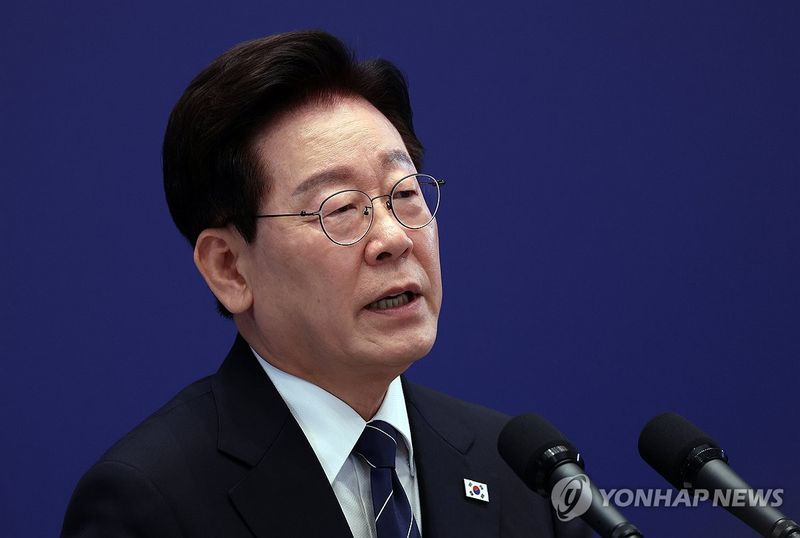 답변하는 이재명 대통령 (출처=연합뉴스)