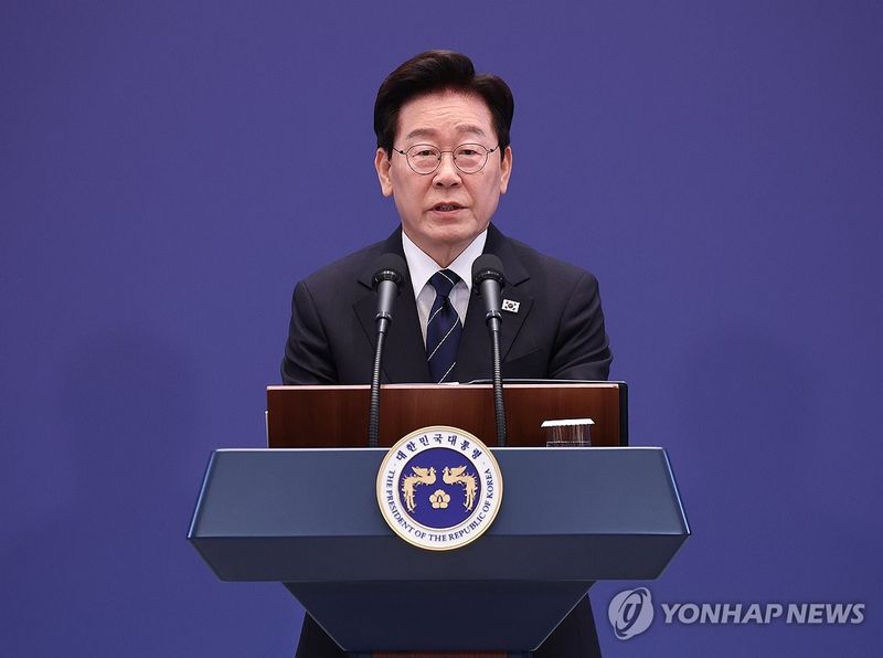 이재명 대통령. 연합뉴스