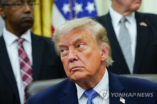 도널드 트럼프 미국 대통령. 연합뉴스