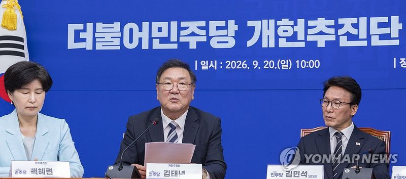 김민석 "대통령, 개헌 걸림돌 정리…연속집권 성공의 길 갈 것"(종합)