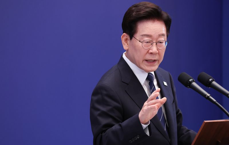 이재명 대통령이 18일 청와대 영빈관에서 열린 현안 기자회견에서 발언하고 있다. (청와대통신사진기자단) 2026.9.18 ⓒ 뉴스1 허경 기자