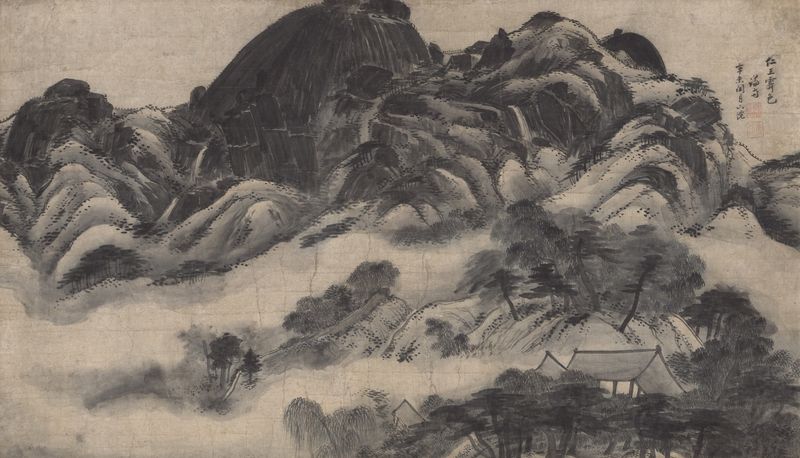 정선의 '인왕제색도'(1751). 국보로 지정된 국립중앙박물관 소장품이다. 국립중앙박물관 제공