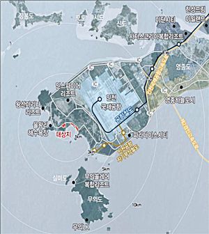 인천 영종구가 사업시행자로 직접 참여해 추진하는 용유2 도시개발사업 위치도. 인천시 제공.