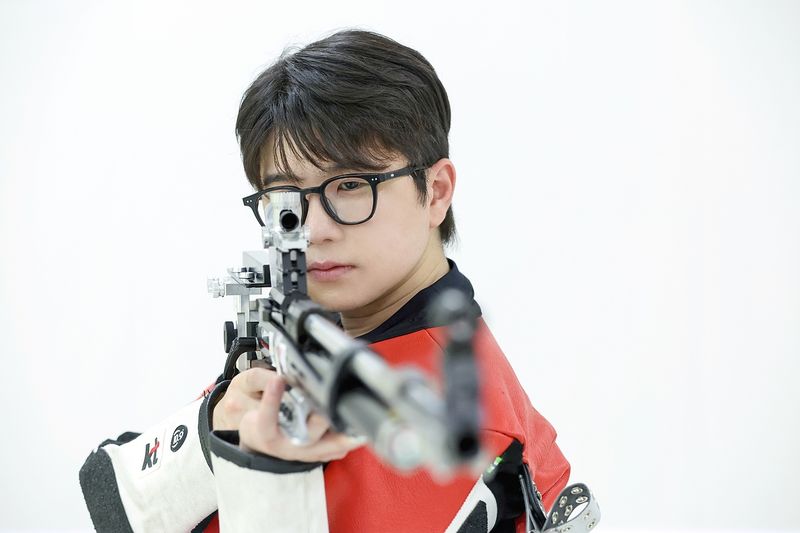 사격 대표팀의 박하준(대한사격연맹 제공. 재판매 및 DB 금지) /사진=뉴스1