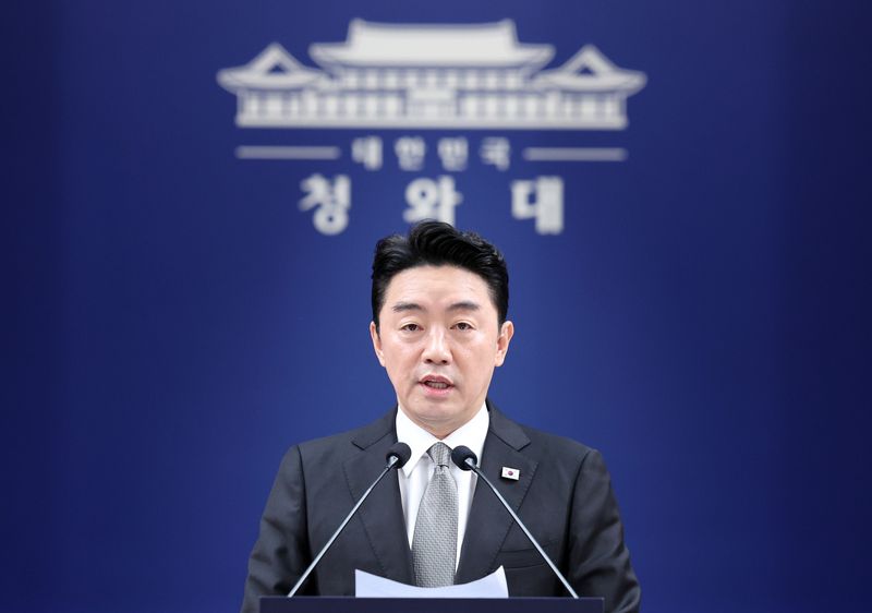 강훈식 대통령 비서실장. 뉴시스