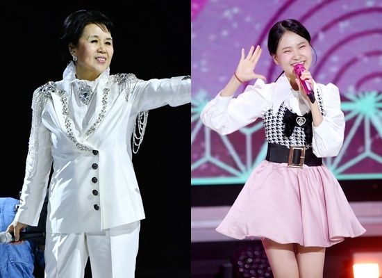 심수봉(왼쪽), 김다현. 뉴스1