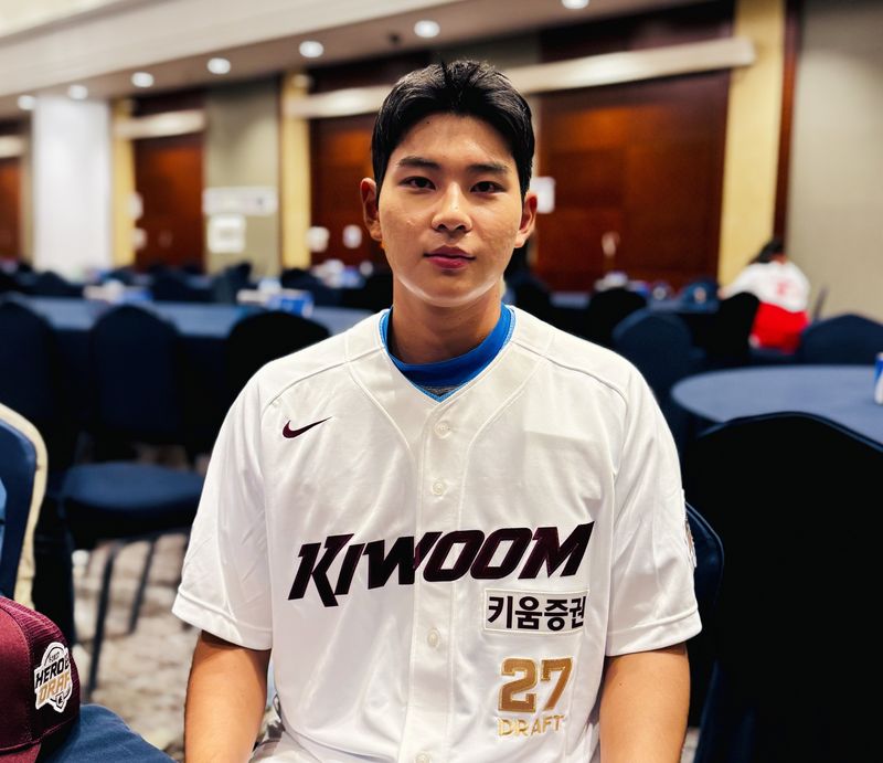 2027 KBO 신인드래프트 전체 1순위로 키움에 지명된 하현승.ⓒ 뉴스1 서장원기자