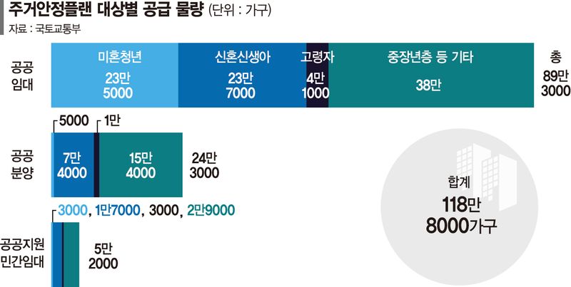 2030년까지 공적주택 119만가구 푼다… 수도권에 77% 집중