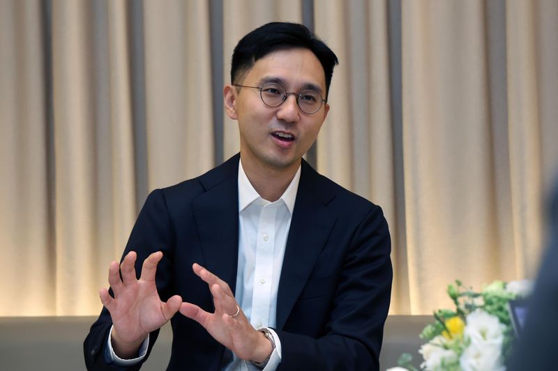 이성훈 비트플래닛 대표이사는 지난 9일 서울 송파구 롯데월드타워 롯데시네마에서 파이낸셜뉴스와 과학기술정보통신부가 공동 개최한 'AI월드 2026'이 끝나고 본지와 가진 인터뷰에서 "앞으로 비트코인 채굴과 AI 데이터센터 사업 모델을 하이브리드 방식으로 운영하는 새로운 사업 모델이 탄력을 받을 것"이라고 말했다. 사진=박범준 기자
