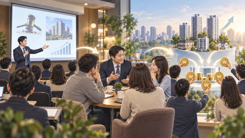 부동산 경매 강의를 운영해온 강사 A씨가 수강생들을 상대로 연 10%의 배당과 원금 반환을 약속하며 자금을 모집한 것과 관련해 사기 및 유사수신 혐의로 피소됐다. AI 생성 이미지