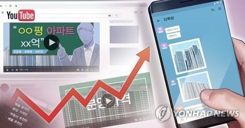 SNS를 통한 신종 부동산 시장 교란행위 (PG) (출처=연합뉴스)