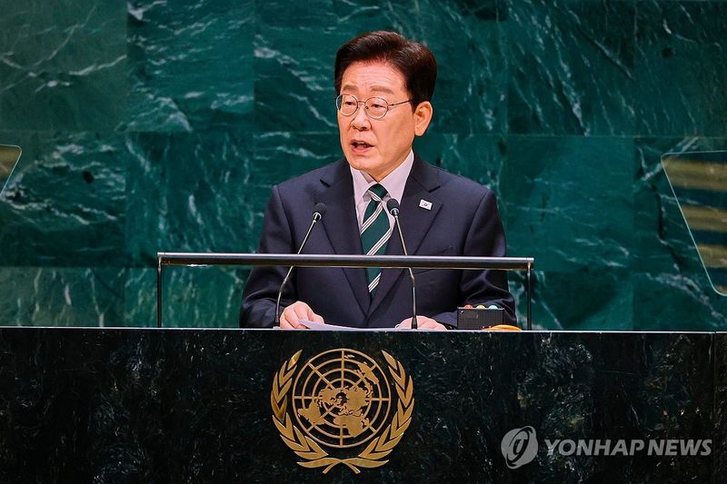 이재명 대통령, 유엔 기조연설 (출처=연합뉴스)