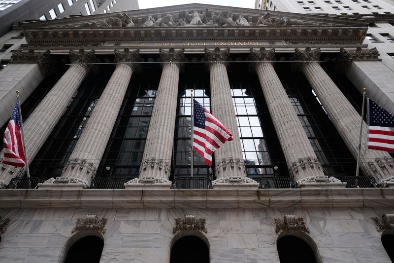 [뉴욕=AP/뉴시스] 2026년 3월19일 미국 뉴욕의 뉴욕증권거래소(NYSE) 전경. 2026.03.19.