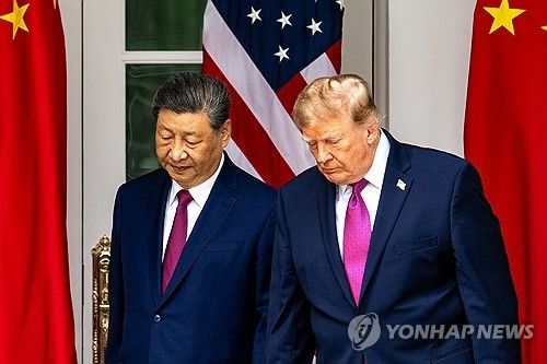 24일(현지시간) 시진핑 중국 국가주석(좌)과 도널드 트럼프 미 대통령 (출처=연합뉴스)