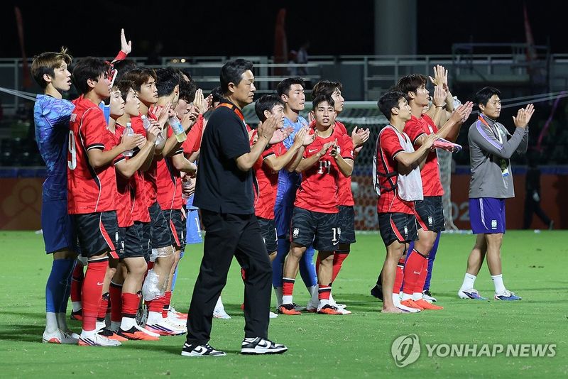한국축구, 기분 좋은 승리 (출처=연합뉴스)