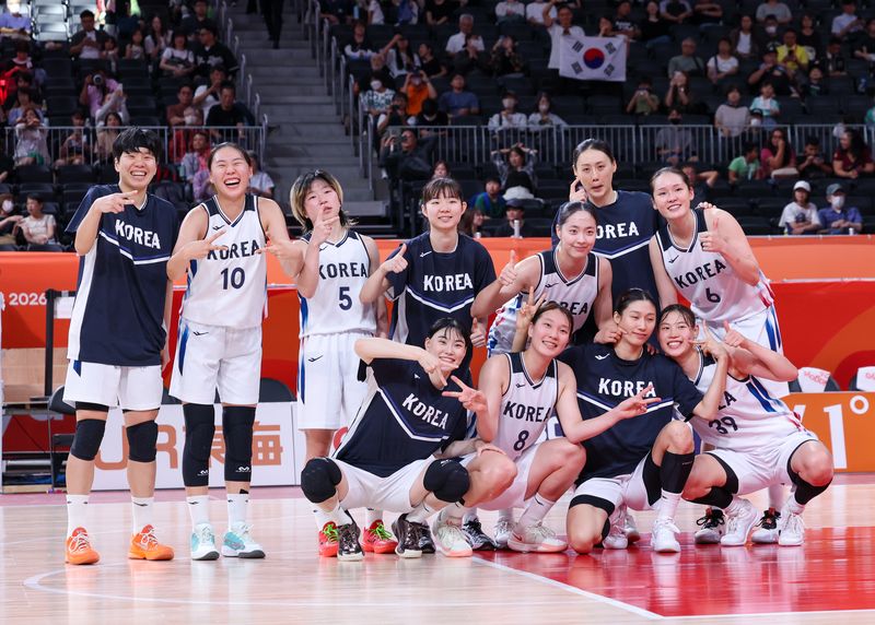 한국 여자농구 대표팀이 결승전에서 일본을 상대하게 됐다. /사진=뉴스1