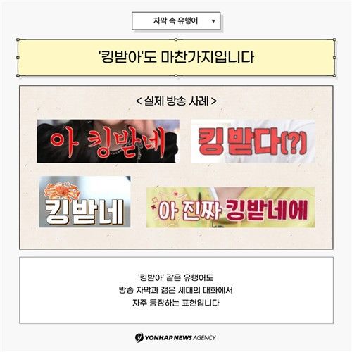 [카드뉴스] 우리말 구조대…영어와 우리말이 뒤섞인 방송언어 (출처=연합뉴스)