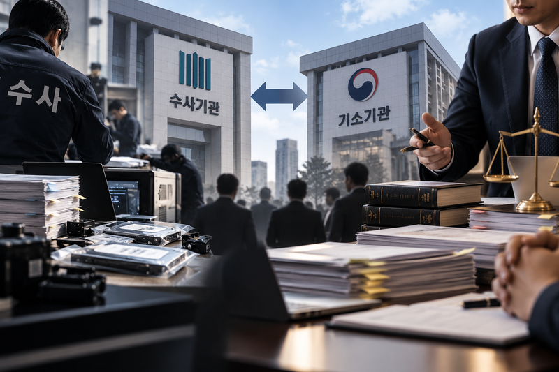 검찰청 폐지와 수사·기소 분리를 골자로 한 형사사법 체계 개편이 로펌들의 형사 변론 시장에 화두로 떠오르고 있다. AI 생성 이미지.