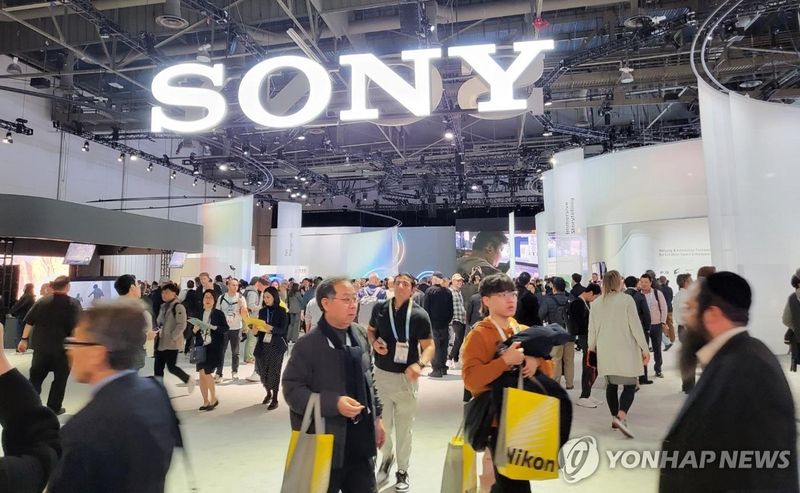 CES 2024 소니 전시장. 출처=연합뉴스