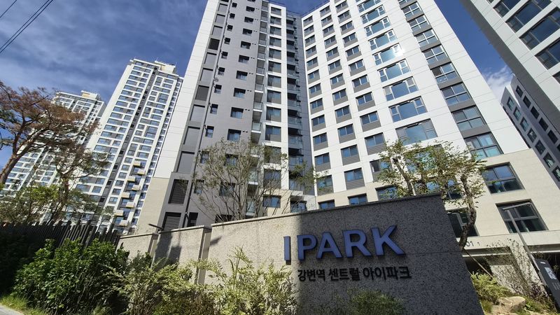 서울 광진구 '강변역 센트럴 아이파크' 전경. 사진=전민경 기자