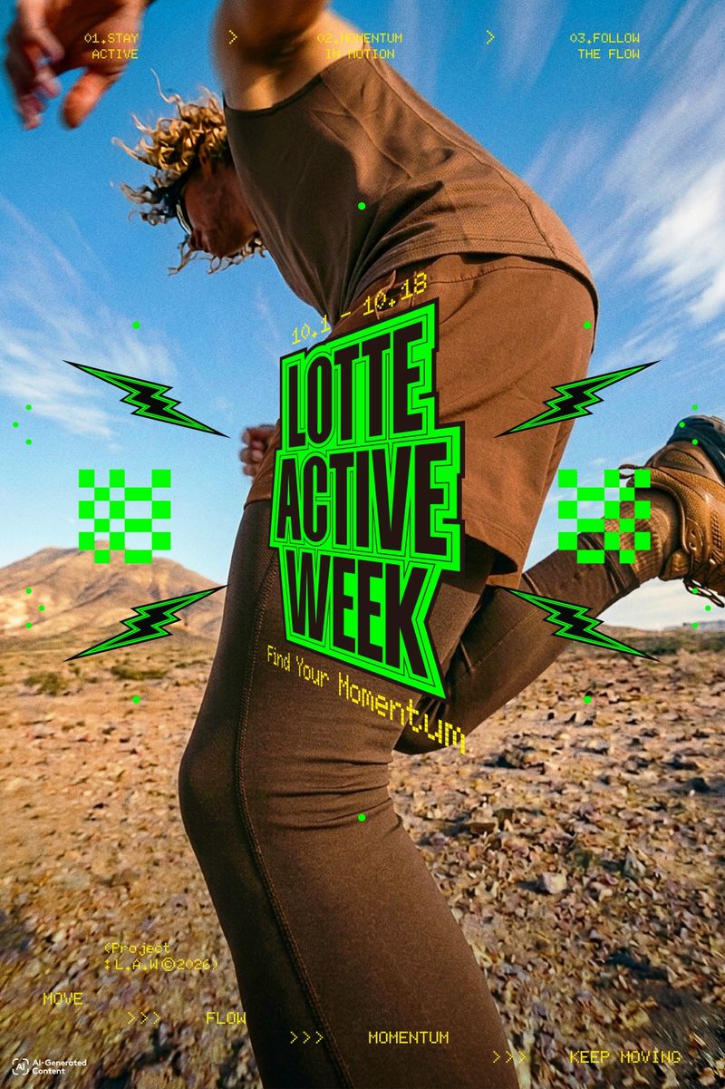 롯데 액티브 위크(LOTTE Active Week) 키 비주얼 이미지. 롯데백화점 대구점 제공