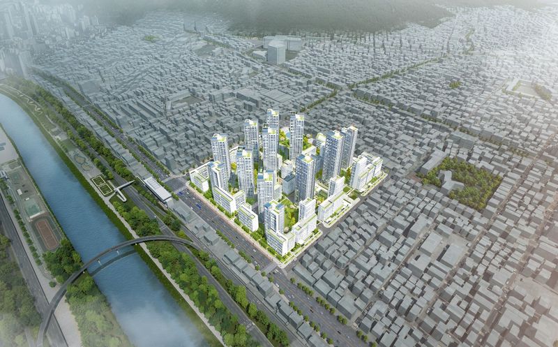 광진 중곡1동 A구역 주택정비형 재개발사업 조감도. 서울시 제공