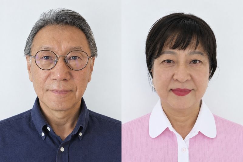 강지헌씨(왼쪽) 주수경씨