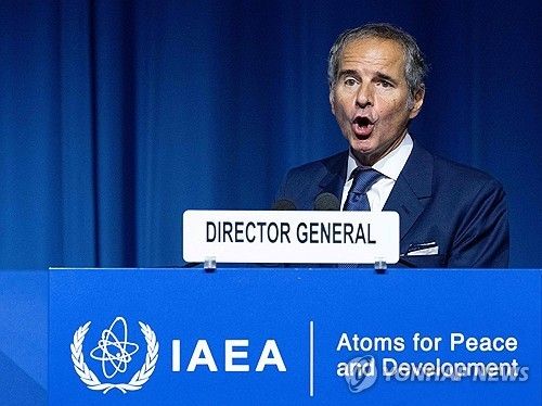 라파엘 그로시 국제원자력기구(IAEA) 사무총장. 연합뉴스