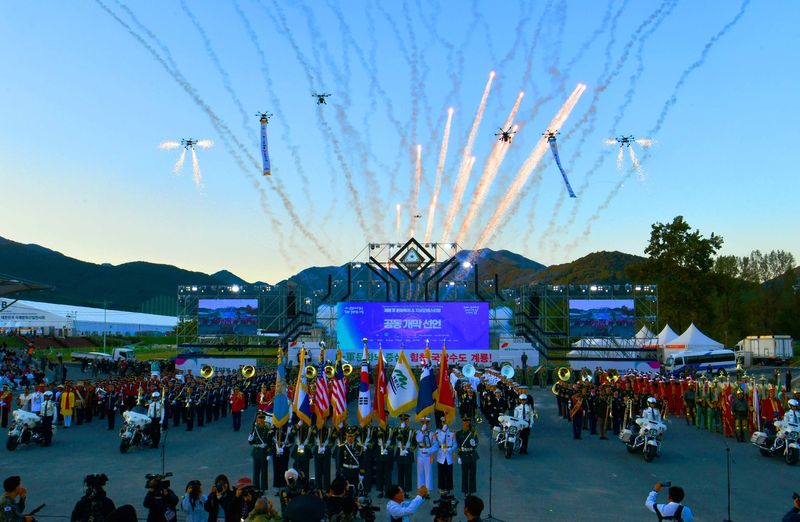 2024년 계룡 군문화축제·지상군 페스티벌 개막식 모습 (출처=연합뉴스)