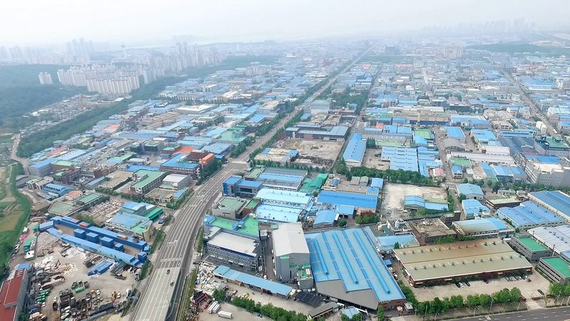[인천=뉴시스] 김동영 기자 = 남동국가산업단지 전경. 2021. 3. 9. (사진=남동구청 제공)