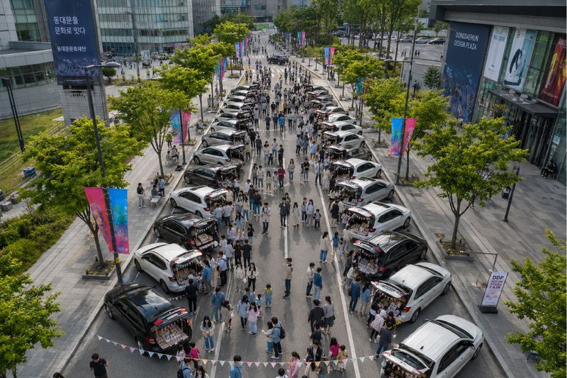 동대문구는 오는 10월 3일 장한로에서 '2026 동대문페스티벌'을 연다. 내 차가 가게가 되는 날 예상 모습. 동대문구 제공