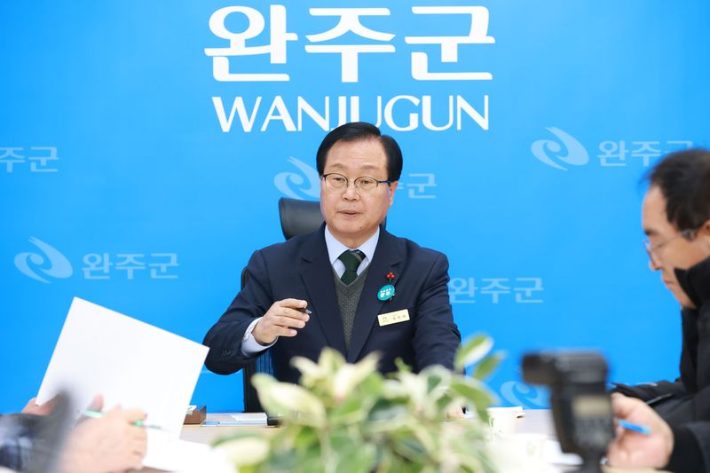 [완주=뉴시스] 유희태 완주군수. *재판매 및 DB 금지