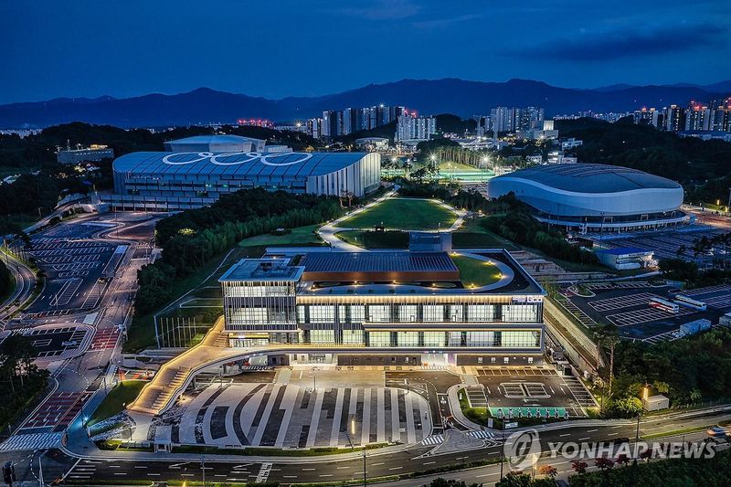2026 강릉ITS 세계총회 주무대인 강릉컨벤션센터 전경. 연합뉴스
