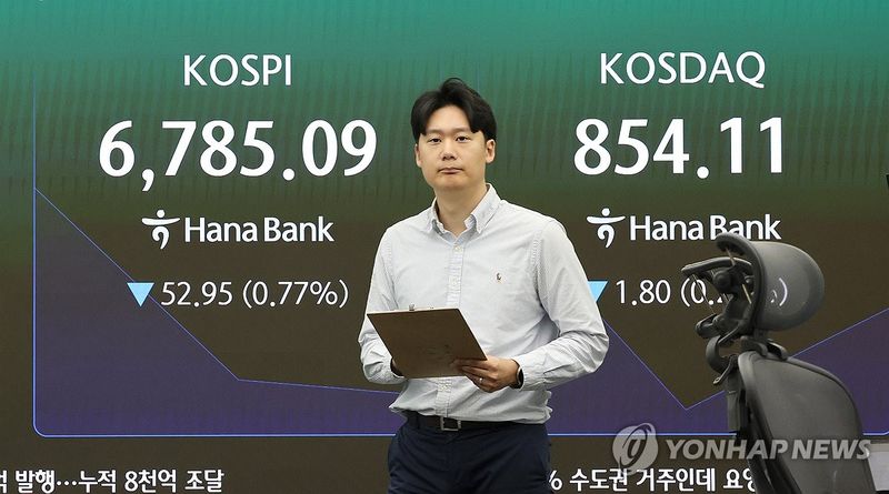 코스피, 하락 출발해 보합권 등락 (출처=연합뉴스)