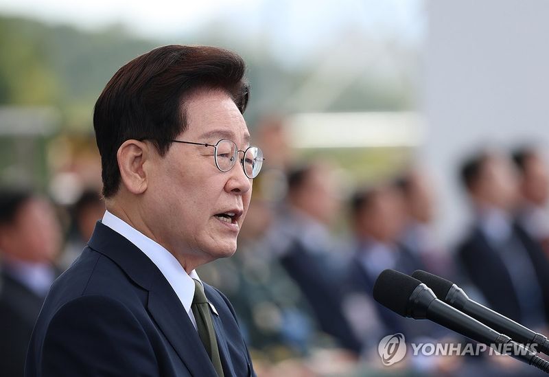 이재명 대통령, 국군의 날 기념사 (출처=연합뉴스)
