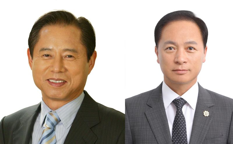 대성하이텍 최우각 대표(왼쪽), 피에스디이 박동석 대표. 중소기업중앙회 제공