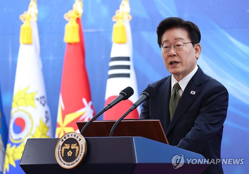 이재명 대통령, 국군의 날 기념오찬 축사 (출처=연합뉴스)