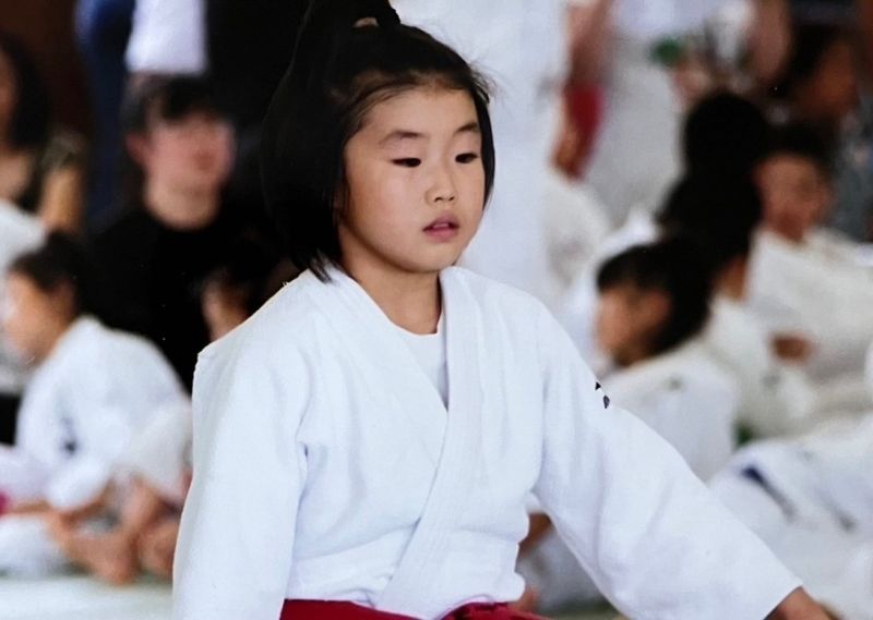 어린 시절의 허미미 (출처=연합뉴스)