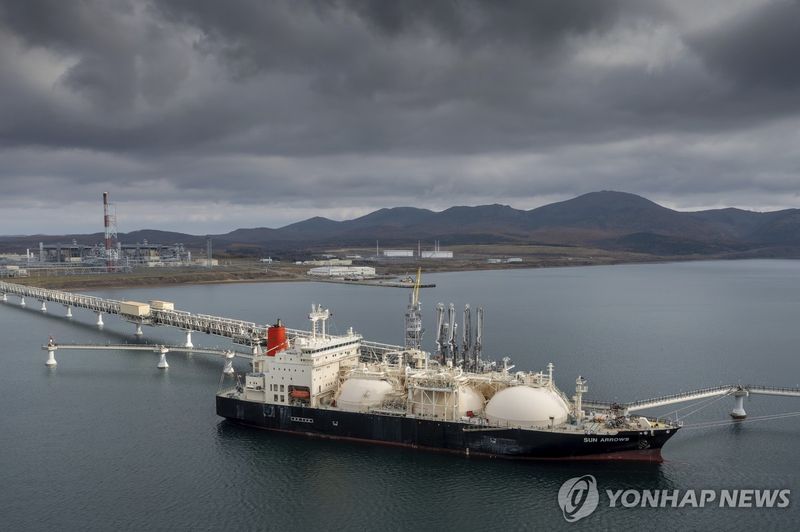 사할린Ⅱ 프로젝트 LNG 운반선 (출처=연합뉴스)