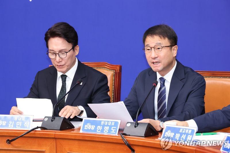 발언하는 한병도 원내대표 (출처=연합뉴스)