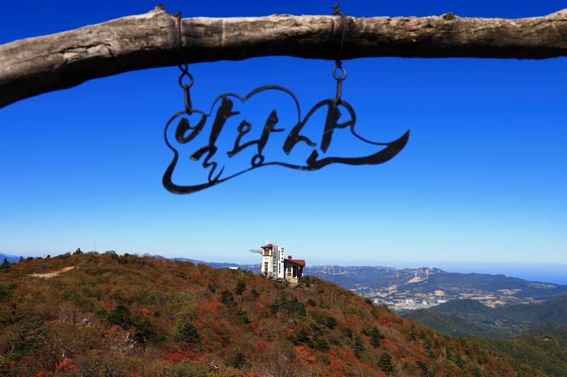 발왕산 단풍. 모나용평 제공