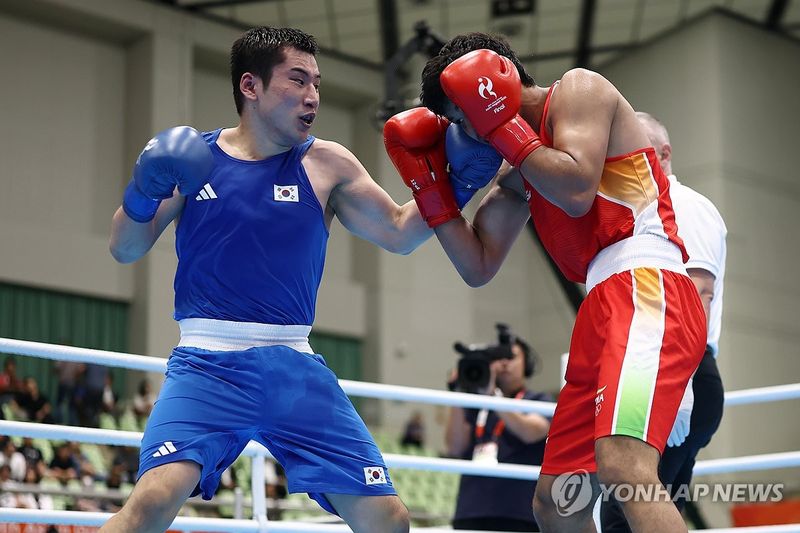 김민성, 남자 80kg급 결승 경기 (출처=연합뉴스)