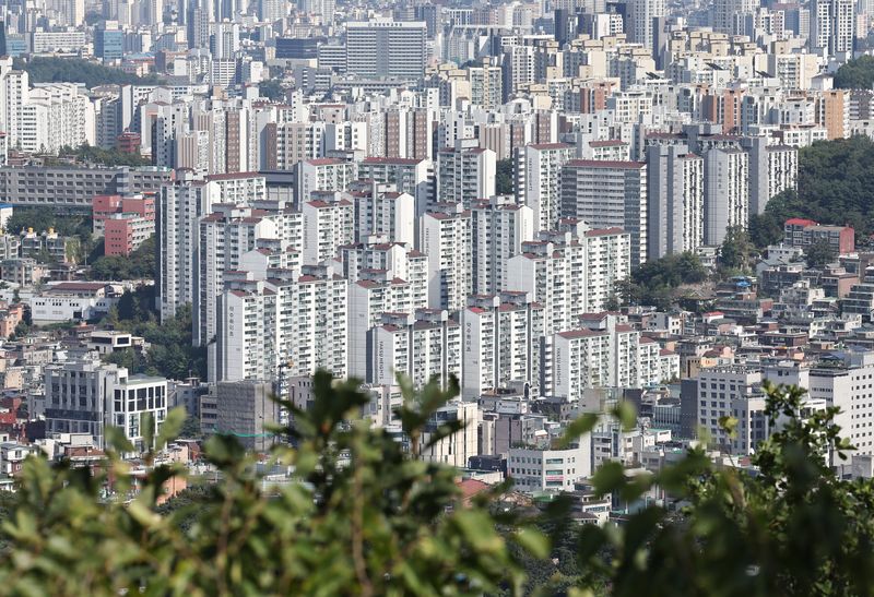20일 서울 남산 전망대에서 바라본 아파트 단지 모습. 2026.9.20 ⓒ 뉴스1 이종수 기자