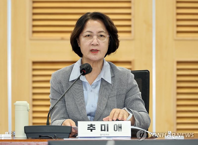 추미애 경기도지사 (출처=연합뉴스)