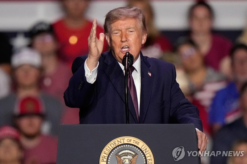 앨라배마 유세 나선 트럼프 대통령 (출처=연합뉴스)