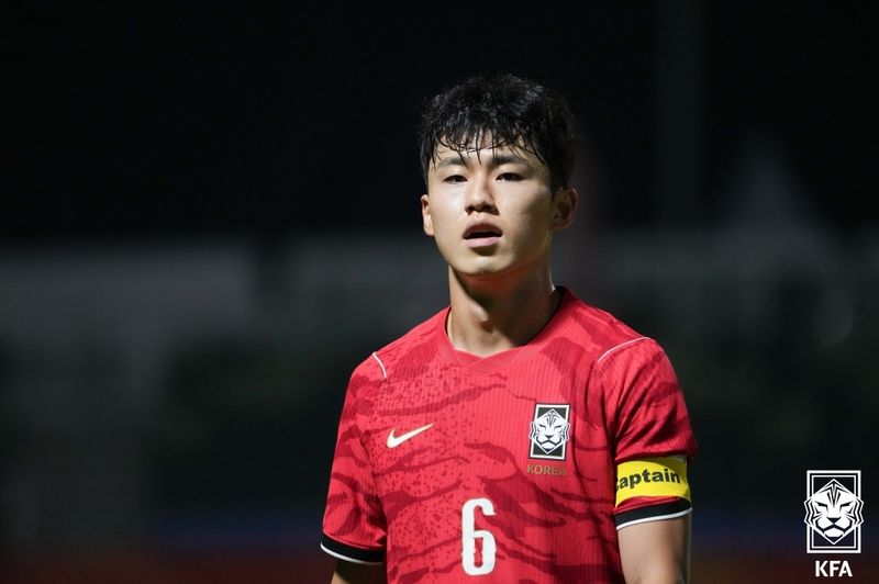 이민성호 금메달 캡틴 이기혁. 뉴시스