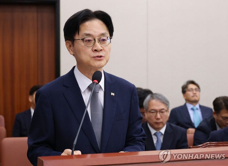 6일 김정관 산업통상부 장관이 국회 산업통상자원중소벤처기업위원회의 산업통상부 국정감사에 출석해 답변하고 있다. 출처=연합뉴스