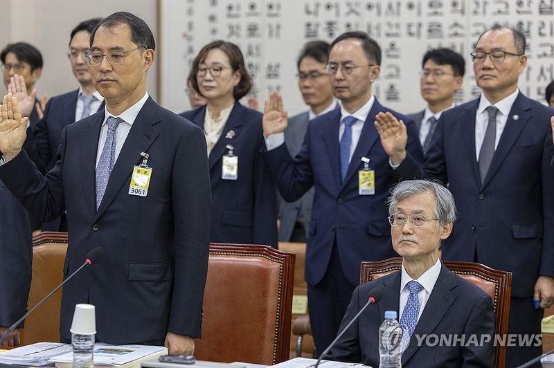 증인 선서 거부한 조희대 대법원장 (출처=연합뉴스)