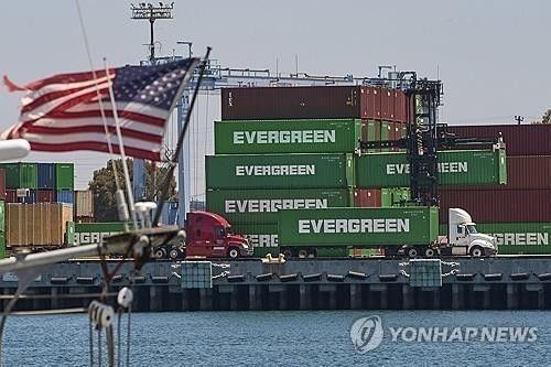 로스앤젤레스항의 컨테이너 (출처=연합뉴스)